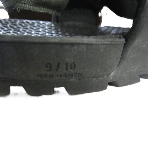 Bedrock EUC Womens 10 Mens 9 Cairn 3D Vibram XS Trek Evo Sole Sandals Gray Black